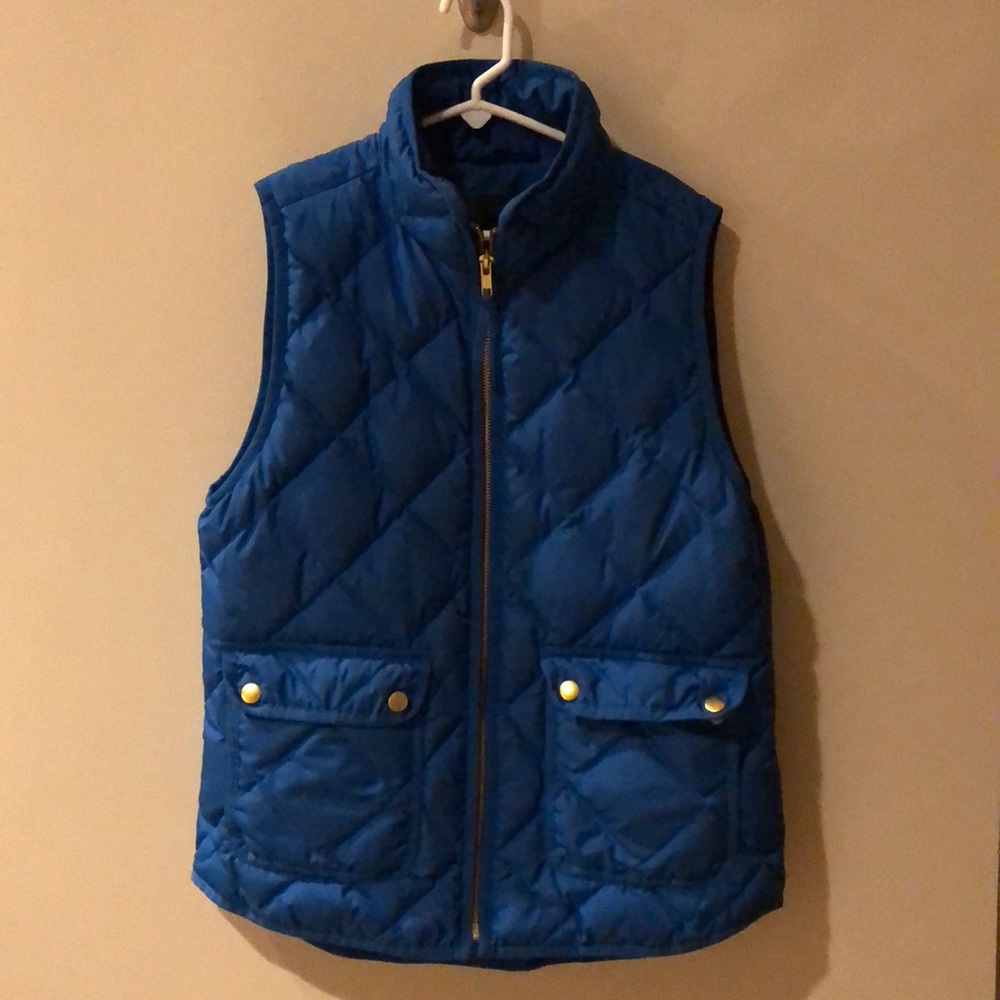 Jcrew Excursion Vest, Bright Blue, XS
